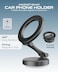 Moxedo Magnet-Snap Car Phone Holder Car Mount,360&deg; Rotation Magnetic Phone Holder for Car, Mobile Holder for Car Accessories Compatible for iPhone 16 15 Pro Max Plus 14 13 12 and All Phones