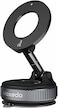 Moxedo Gravix Car Phone Holder Foldable Rounded Magnets for Dashboard with Vacuum Suction Cup 360&deg; Base Rotation with Metal Plate Compatible for All Smartphone