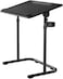 Moxedo Flexmate Adjustable Height Desk for Laptop with Ergonomic Tilt-top Surface with Side-Mounted Cup Holder, Wrist Rest and Device Slot for Phones/Tablets
