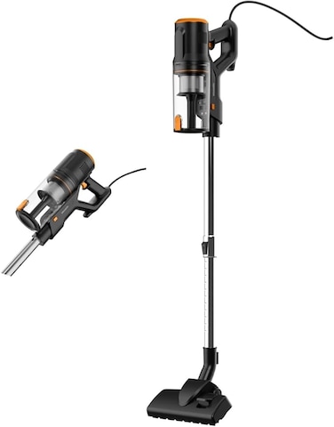 Moxedo Corded Vacuum Cleaner 18KPa Powerful Suction,3 Speed Modes,600W, 1.0L Capacity, 6M Cord Handheld Stick Vacuum Cleaner with Hepa Filter for Home Car Hardwood &amp; Carpet