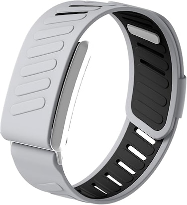 Moxedo Comfort Durable Whoop 5.0 Band Soft-Touch Silicone Replacement Wrist Strap–Flexible, Waterproof Watch Band for Men & Women, Lightweight, Skin-Friendly with U-Shaped Connector (Gray)