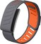 Moxedo Comfort Durable Whoop 5.0 Band Soft-Touch Silicone Replacement Wrist Strap–Flexible, Waterproof Watch Band for Men & Women, Lightweight, Skin-Friendly with U-Shaped Connector (Gray/Orange)