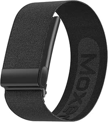 Moxedo Fit-Weave Nylon Braided Band Compatible for Whoop 5.0 Health and Fitness Tracker Adjustable Replacement Breathable Nylon and Odor Resistant Strap Band - Black