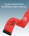 Moxedo Fit-Weave Nylon Braided Band Compatible for Whoop 5.0 Health and Fitness Tracker Adjustable Replacement Breathable Nylon and Odor Resistant Strap Band - Orange