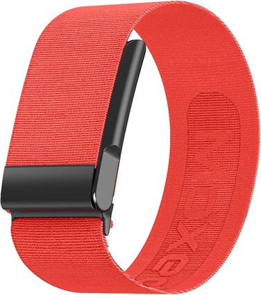 Moxedo Fit-Weave Nylon Braided Band Compatible for Whoop 5.0 Health and Fitness Tracker Adjustable Replacement Breathable Nylon and Odor Resistant Strap Band - Orange