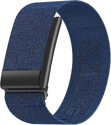 Moxedo Fit-Weave Nylon Braided Band Compatible for Whoop 5.0 Health and Fitness Tracker Adjustable Replacement Breathable Nylon and Odor Resistant Strap Band - Blue