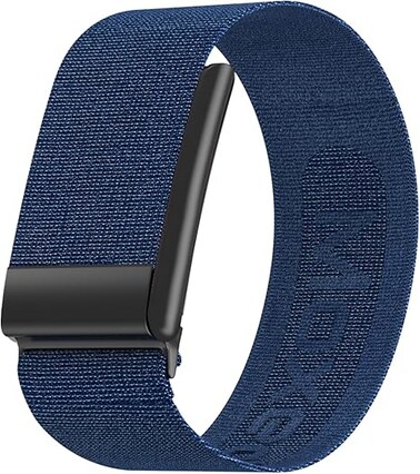 Moxedo Fit-Weave Nylon Braided Band Compatible for Whoop 5.0 Health and Fitness Tracker Adjustable Replacement Breathable Nylon and Odor Resistant Strap Band - Blue