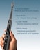 Moxedo Oravibe Electric Portable Rechargeable Toothbrush IPX7 Waterproof, 2 Mins 3 Brushing Modes, 22000VPM with 4 Brush Head