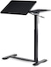 Moxedo Standix Adjustable Height Desk Ergonomic with Tilt Top Surface,Caster Wheels, Cup Holder, Device Holder, Modern Standing Desk (Black)