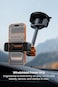 Moxedo 2 in 1 Car Phone Holder Adjustable and Durable Windshield Holder 360 Degrees Rotation with Detachable Arm and Secure Clamp Holder