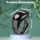ZIKR Smart Tasbih Zikr Ring, Adjustable Size 18mm/20mm/22mm Digital Finger Rings, OLED Display Ring Counter, Waterproof Finger Counter for Muslims Prayer Time Reminde