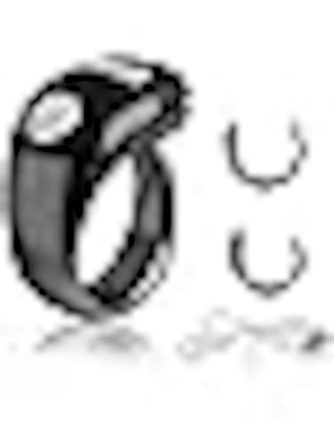ZIKR Smart Tasbih Zikr Ring, Adjustable Size 18mm/20mm/22mm Digital Finger Rings, OLED Display Ring Counter, Waterproof Finger Counter for Muslims Prayer Time Reminde