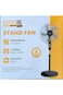 Denx Height adjustable pedestal fan16 inches 5-blade design 3 cooling speeds powerful airflow