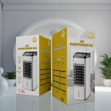 Portable Air Conditioner with 3 Different Speeds for Cooling and Humidifying the Air