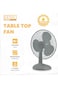 Denx 16-inch table fan with 3 speeds, quiet rotating vertical oscillating fan