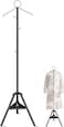 Clothes Stand Hanger for Coat, Metal Cloth Rack Holder with Incense Burner Rail, 185CM Bakhoor Burner Clothe Hanger with Hooks &amp; Holes for Steaming