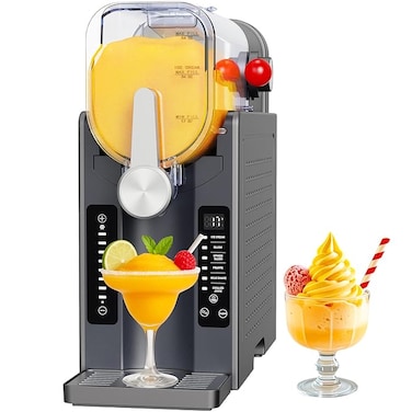 Slush Ice Maker 2.6L &ndash; Commercial &amp; Home Frozen Drink Machine, 4 Modes, 180W Motor, Smart Panel, Black for Slushies, Smoothies &amp; Frozen Beverages