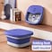 Denx DX1787 Folding Foot Spa Bath Massager, Collapsible Heated Foot Soak Bucket with Bubble Massage, Infrared Therapy, Constant Temperature &amp; Portable Foldable Design for Home Relaxation
