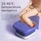 Denx DX1787 Folding Foot Spa Bath Massager, Collapsible Heated Foot Soak Bucket with Bubble Massage, Infrared Therapy, Constant Temperature &amp; Portable Foldable Design for Home Relaxation