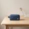 WiWU lightweight Urban Pouch Multi-Pocket Organizer Bag Durable Handle Water-Resistant PU Travel and Tech Storage Case for Gadgets Accessories Everyday Carry (Blue)