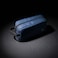 WiWU lightweight Urban Pouch Multi-Pocket Organizer Bag Durable Handle Water-Resistant PU Travel and Tech Storage Case for Gadgets Accessories Everyday Carry (Blue)