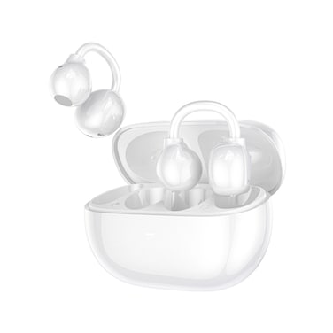 Ai OWS Ai301 Open-Ear Wireless Earbuds, Clip-On Bluetooth Headphones with Triple-Balanced HD Sound for Clear Calls &amp; Music, 360&deg; Spatial Audio, Total 21H Playtime with Type-C Charging