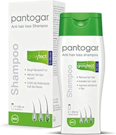 Pantogar Anti Hair Loss Shampoo For Men Original Growtect Fomula By Gernman Pharma Company