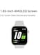 Honor Choice Watch 2i Smartwatch, 1.85&Prime; AMOLED Display, 14-Day Battery, Bluetooth Calling, Heart Rate &amp; SpO₂ Monitoring, 109 Sports Modes, IP68 Water-Resistant, Android &amp; iOS Black