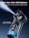 Aecooly PM02 Cold Air Portable Handheld Fan with Mist Cooling, 4500mAh Rechargeable Battery, 5 Speed Turbo Airflow, Battery Display, USB Personal Cooling Fan for Travel, Camping, Outdoor &amp; Office