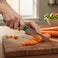 Kitchen Master 6 Inch Stainless Steel Professional Chef Knife (Green)   NSF Certified for Produce &amp; Vegetables, KMK004