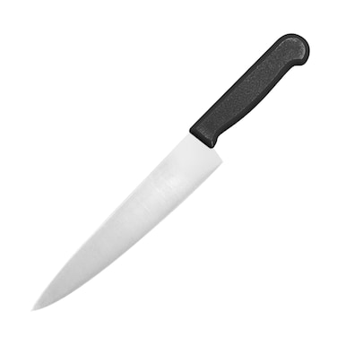 Kitchen Master 8 Inch Stainless Steel Professional Chef Knife (Black)   NSF Certified Professional Cook&rsquo;s Knife, KMK009