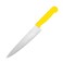 Kitchen Master 8 Inch Stainless Steel Professional Chef Knife (Yellow)   NSF Certified for Poultry &amp; Chicken, KMK015