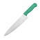 Kitchen Master 10 Inch Stainless Steel Professional Chef Knife (Green)   NSF Certified for Produce &amp; Vegetables, KMK020