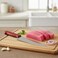 Kitchen Master 10 Inch Stainless Steel Professional Chef Knife (Red)   NSF Certified for Raw Meat Preparation, KMK021