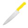 Kitchen Master 10 Inch Stainless Steel Professional Chef Knife (Yellow)   NSF Certified for Poultry &amp; Chicken, KMK023