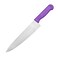 Kitchen Master 10 Inch Stainless Steel Professional Chef Knife (Purple)   NSF Certified for Allergen Control, KMK024