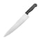 Kitchen Master 12 Inch Stainless Steel Professional Chef Knife (Black)   NSF Certified for Commercial Bulk Prep, KMK025