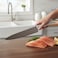 Kitchen Master 12 Inch Stainless Steel Professional Chef Knife (White)   NSF Certified for Dairy &amp; Baking Bulk Prep, KMK030
