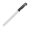 Kitchen Master 10 Inch Stainless Steel Serrated Bread Knife (Black)   Heavy-Duty Slicer, KMK036