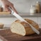 Kitchen Master 12 Inch Stainless Steel Serrated Bread Knife (White)   Commercial Bakery Slicer, KMK041