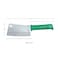 Kitchen Master 6 Inch Stainless Steel Meat Cleaver (Green)   Heavy-Duty Chopping Knife, KMK045
