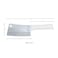 Kitchen Master 6 Inch Stainless Steel Meat Cleaver (White)   Heavy-Duty Chopping Knife, KMK047
