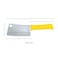 Kitchen Master 6 Inch Stainless Steel Meat Cleaver (Yellow)   NSF Ready for Poultry Chopping, KMK048