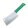 Kitchen Master 7 Inch Stainless Steel Meat Cleaver (Green)   Heavy-Duty Butcher Chopping Knife, KMK050
