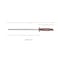 Kitchen Master 12 Inch Stainless Steel Sharpening Steel (Brown)   Professional Honing Rod, KMK061