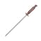 Kitchen Master 12 Inch Stainless Steel Sharpening Steel (Brown)   Professional Honing Rod, KMK061
