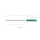 Kitchen Master 12 Inch Stainless Steel Sharpening Steel (Green)   Professional Honing Rod, KMK062