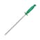 Kitchen Master 12 Inch Stainless Steel Sharpening Steel (Green)   Professional Honing Rod, KMK062
