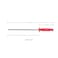 Kitchen Master 12 Inch Stainless Steel Sharpening Steel (Red)   Professional Honing Rod, KMK063