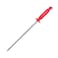 Kitchen Master 12 Inch Stainless Steel Sharpening Steel (Red)   Professional Honing Rod, KMK063